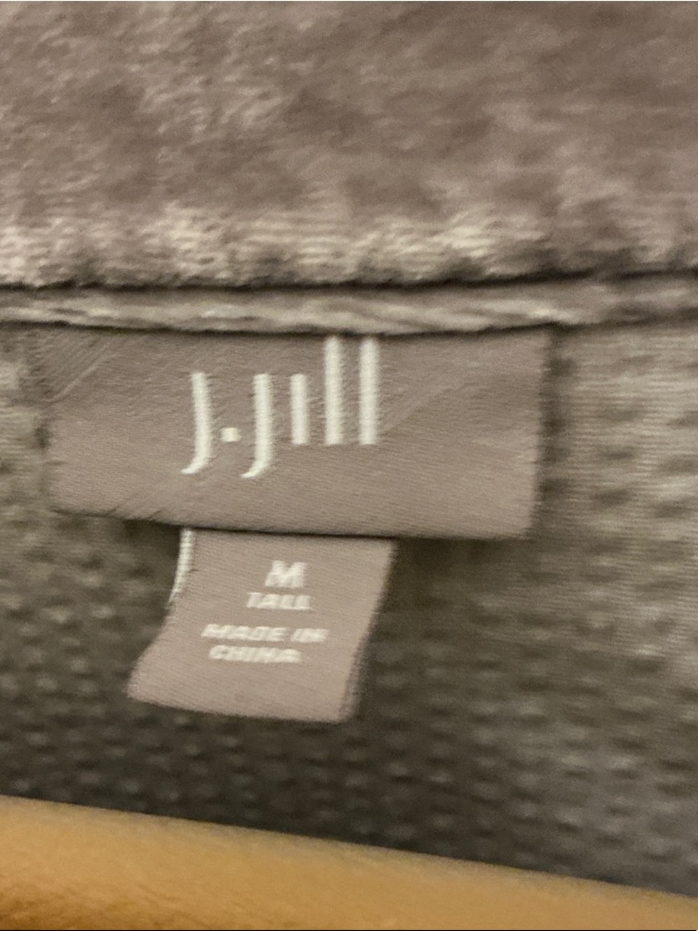 J.Jill Vintage 90’s Light Gray Ribbed Corduroy Jacket TALL-medium - Picture 2 of 6